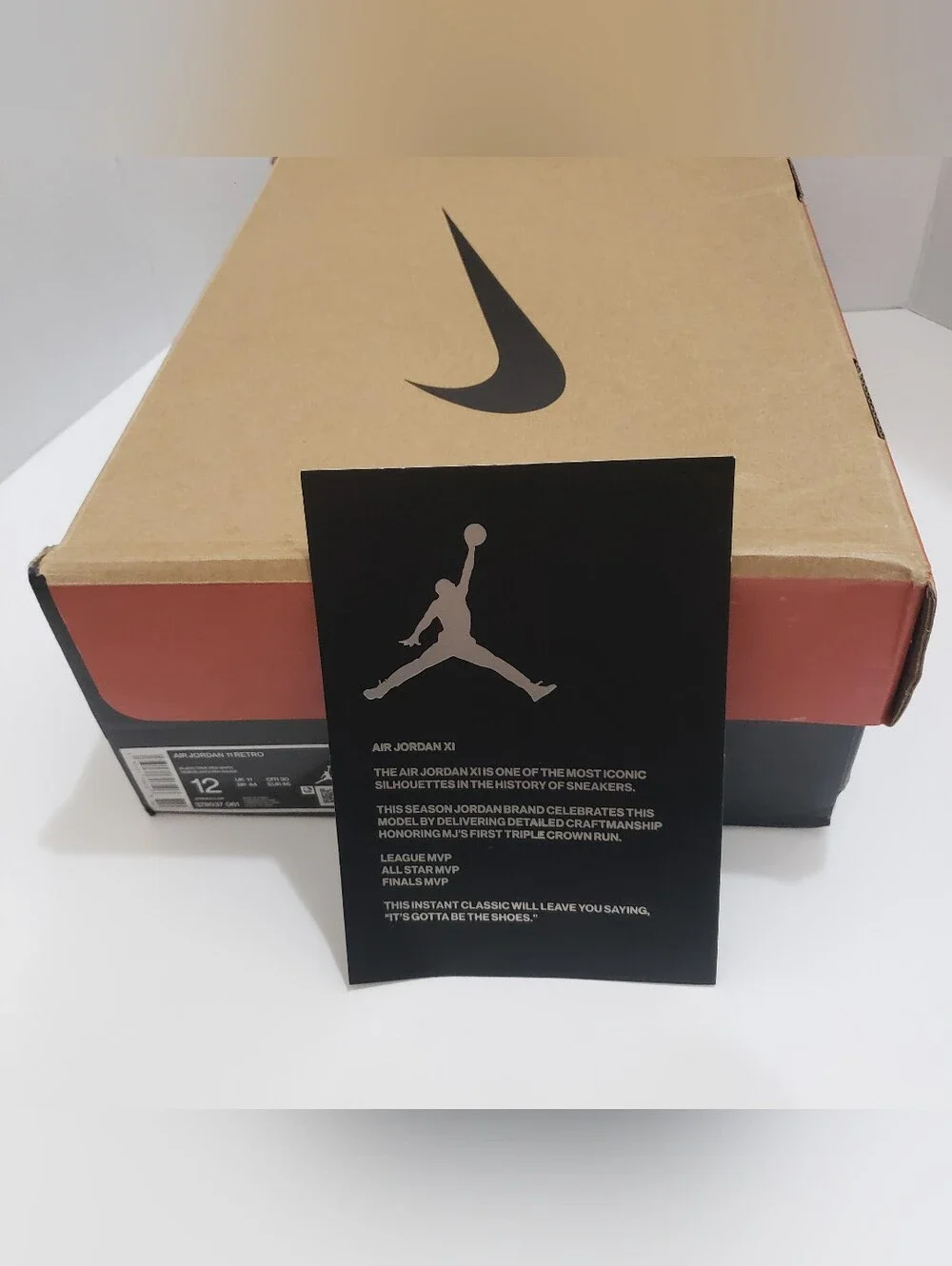 Nike Air Jordan 11 Retro Bred 2019 Men’s Size 12 Black Red 378037-061 OG Box
